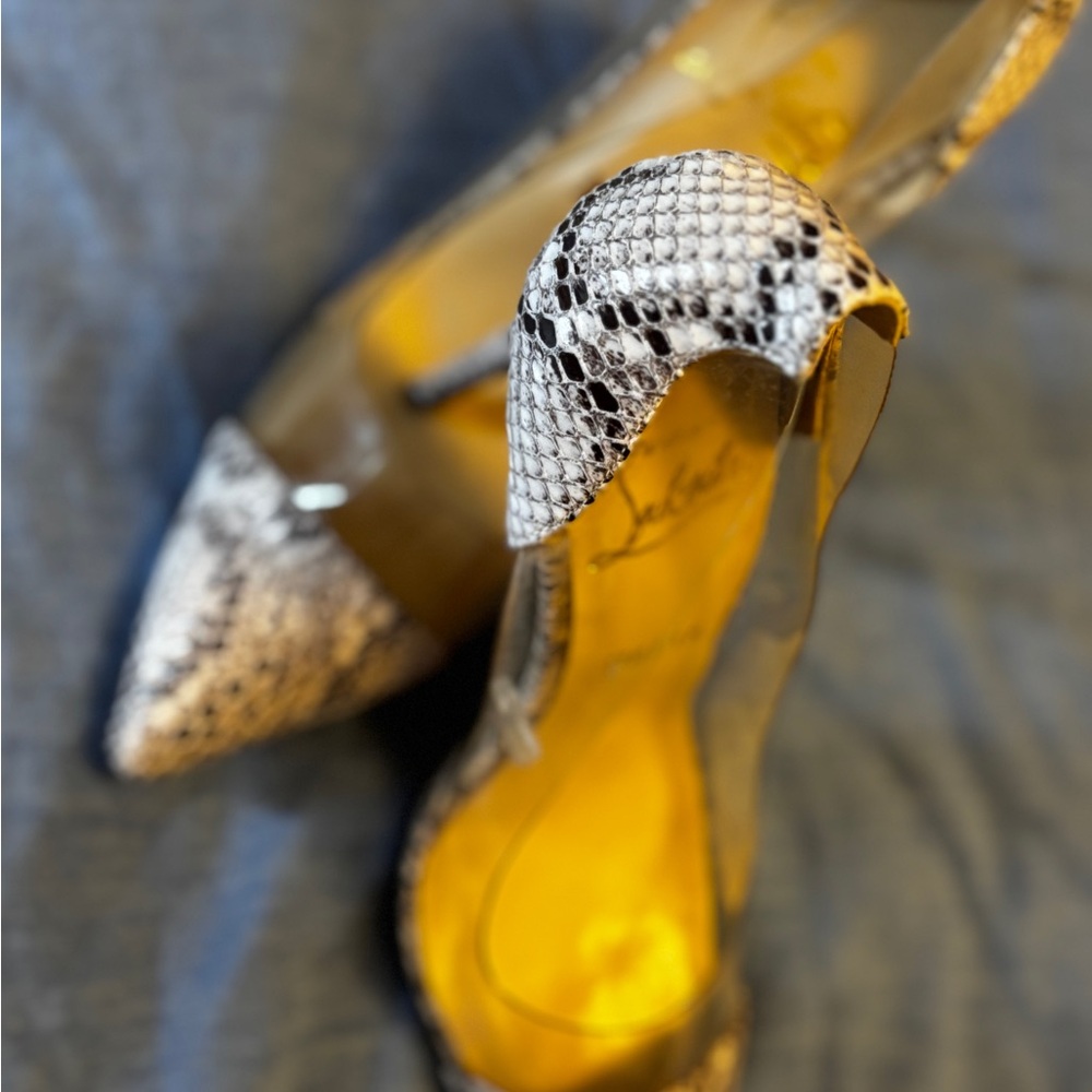 Beautiful as new python skin heels - Picture 10 of 12